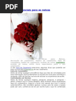 Dicas Essenciais Para as Noivas