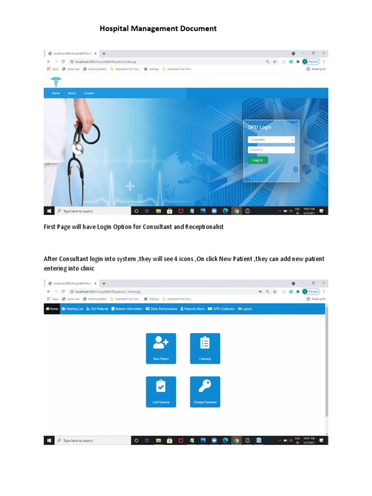 Hospital Management System Overview | PDF | Medical Prescription | Hospital