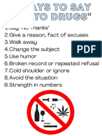 9 Ways To Say No To Drugs