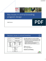 Lecture13-SPT. Issues in Animal Breeding