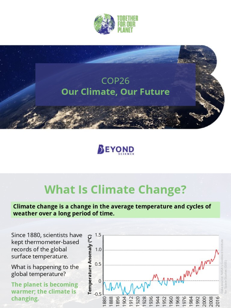 COP26 Climate Our Future Powerpoint Ages 11 Plus | PDF | Climate Change ...
