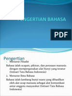 1.pengertian Bahasa