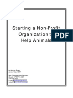 Starting a Non-Profit to Help Animals