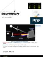 UV-VIS Spectroscopy Analysis of Instrumental Techniques