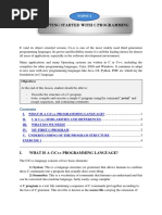 C Progamming Topic1&2 hnd1