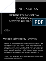 UJI KENORMALAN METODE