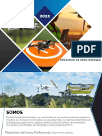 Brochure de Piloto Operador de Drone Rpas 2022