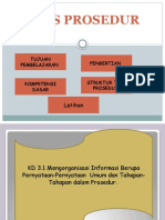 Struktur Teks Prosedur