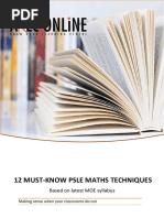 12 Must-Know PSLE Maths Techniques by AKLC Online - Step 2022