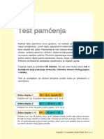 Test Pamćenja