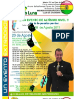 Guillermo Luna en Mexico DF, 19 y 20 de Agosto