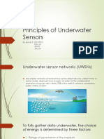 Principles of Underwater Sensors