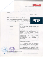 Sanction Letter HDFC LTD