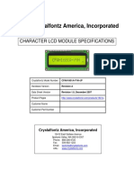 16 X 1 LCD - Cfah1601ayyhjp