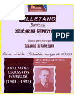 Villetano. Bambuco. Milcíades Garavito W. Transc. Piano Gerardo Betancourt.