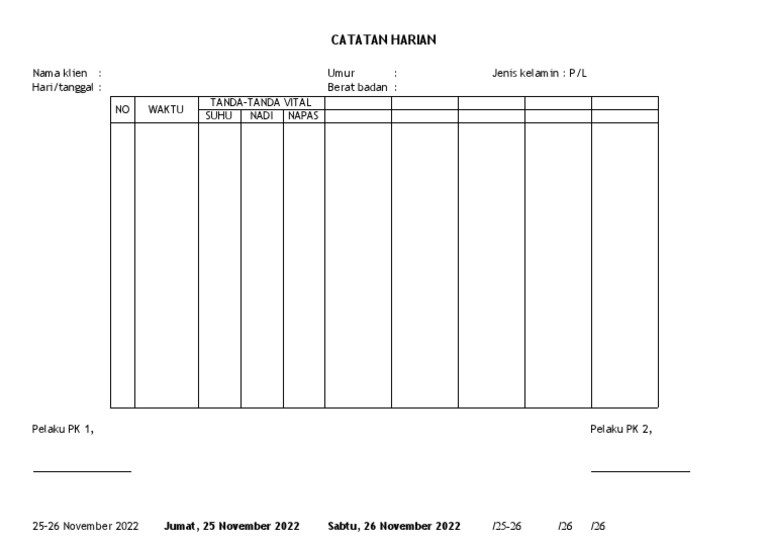 Catatan Harian | PDF