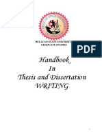 Guide On Thesis and Dissertation Writing-1