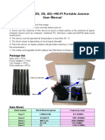 Cell Phone Jammer Data