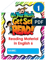 Reading Booklet English 6