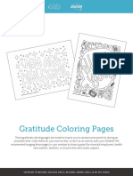 Gratitude Coloring Pages