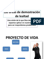 Las Áreas de Demostración de Lealtad