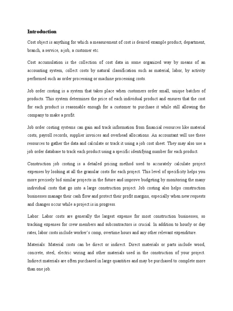 Cost Assignment Group 4 PDF