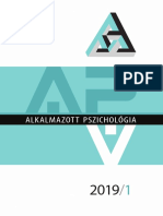 Alkalmazott Pszichológia - 2019-1