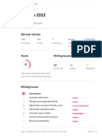 22 June 2022: General Metrics