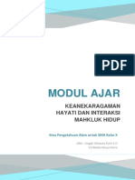 Modul Ajar Biologi - Keanekaragaman Hayati Dan Interaksi Mahkluk Hidup - Fase e