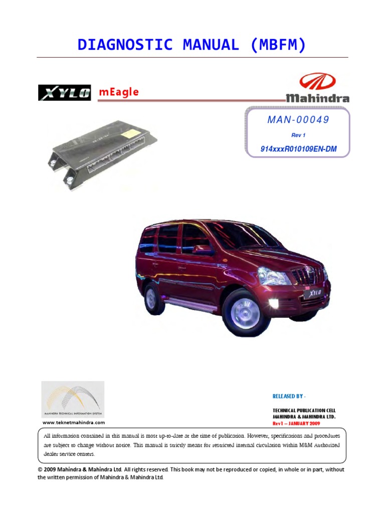 Man 00049 Diagnostic Manual MBFM Rev1 | PDF | Headlamp | Motor Vehicle