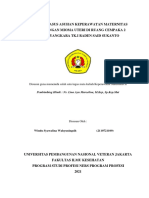 Laporan Kasus Pasien Dengan Mioma Uteri - Ruang Cempaka 2 - 2110721109 - Windu Syawalina Wahyuningsih