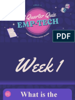 Emp-Tech Quizzes (Quarter 1 Week 1-8)