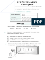 ECE Matemática Cuarto Grado Problemas Resueltos