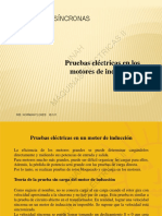 Pruebas Eléctricas para Determinar Parámetros Del Ckto Equiv.