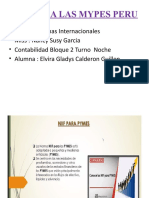 Niif para Mypes - Politicas Contables, Estimaciones y Errores - Elvira Gladys Calderon