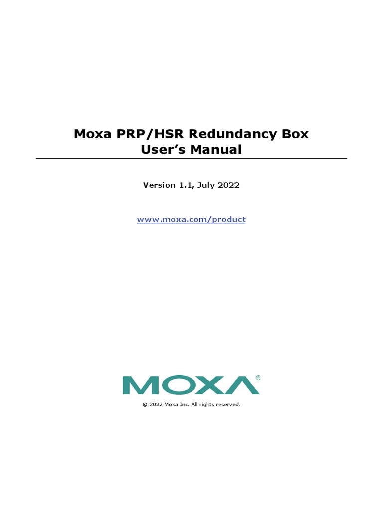 Moxa PT g503 Series Manual v1.1 PDF Ip Address I Pv6