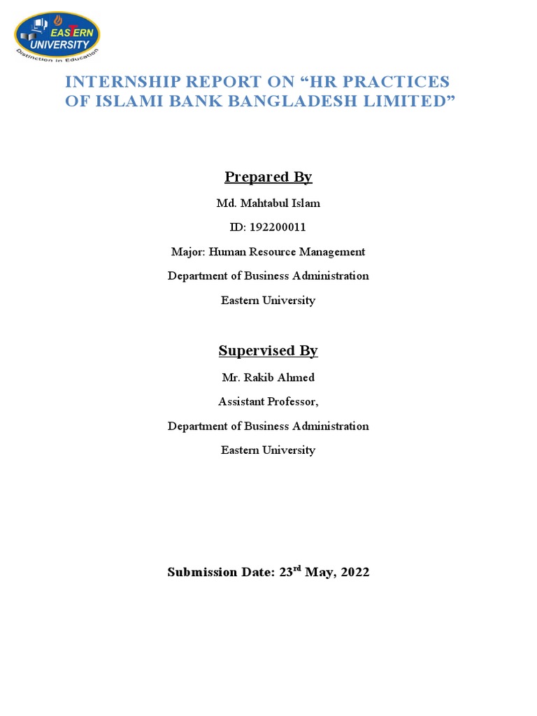 HR Practices of Islami Bank Bangladesh Limited | PDF | Recruitment | Human  Resource Management