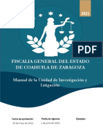Manual de La Unidad de Investigación y Litigación.