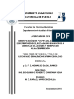 Identificación de Fosfatasa Ácida, P30 y Espermatozoides, Recabadas en Hisopos A Distintas Diluciones y Tiempos de Almacenamiento