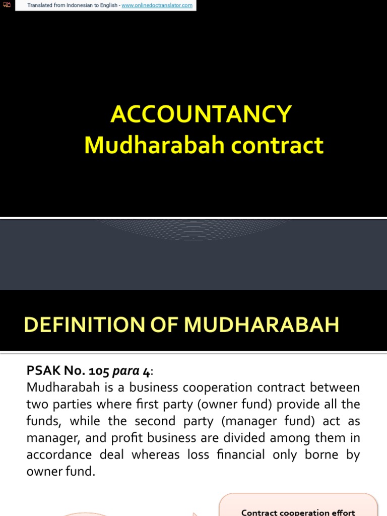 Mudharabah Investment PDF