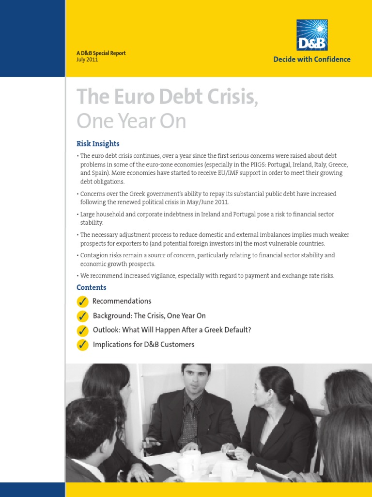 La Crisis de Deuda en Zona Euro 2011 | PDF | Greek Government Debt ...