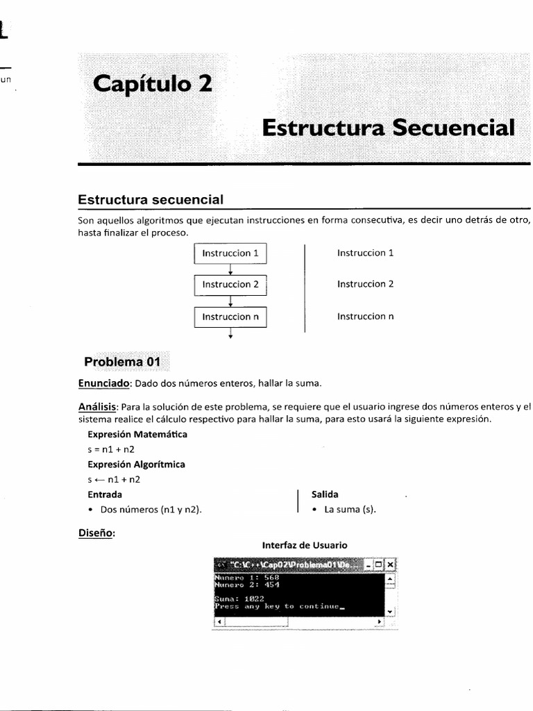 Algoritmos Secuenciales en C++ | PDF | Algoritmos | C