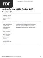 Medical-Surgical NCLEX Practice QUIZ Flashcards - Quizlet