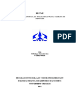 Tugas 6 Resume mengenai perkembangan regulasi pertambangan_M Rallupy Meyraldo A_073001700036