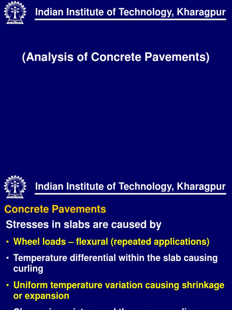 Analysis And Design Of Concrete Pavements – RHXRZI