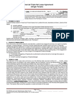 RE700 - Commercial Triple Net Lease (Single Tenant)