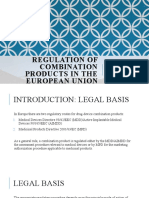 Regulation of Combination Products in The European Union