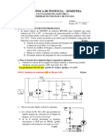 ELECTRÓNICA DE POTENCIA - Semestral - Problemas - 1EE141