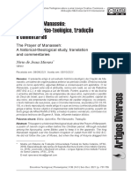 A Oração de Manassés: tradução e estudo histórico-teológico