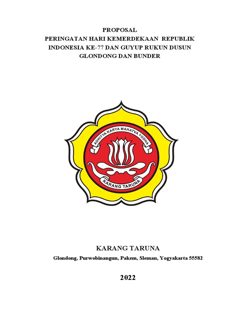 Proposal 17an 2022 Yang Jadi | PDF